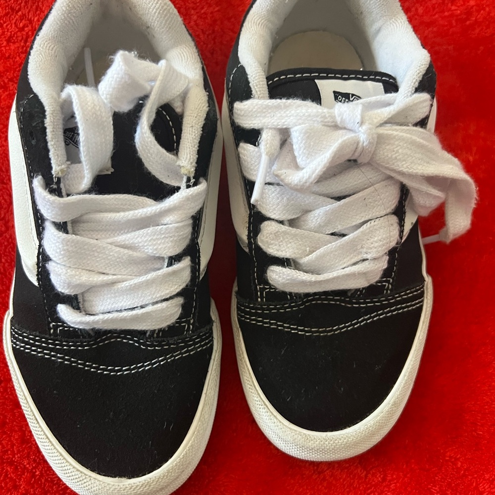 Vans Black and White Kids Old Skool Sneakers
